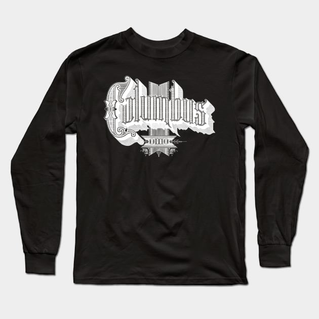 Vintage Columbus, OH Long Sleeve T-Shirt by DonDota